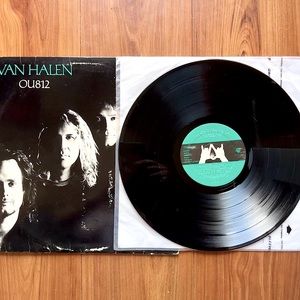 Van Halen "OU812" OG 1988 Vinyl LP VG+ sleeve VG- heavy metal records